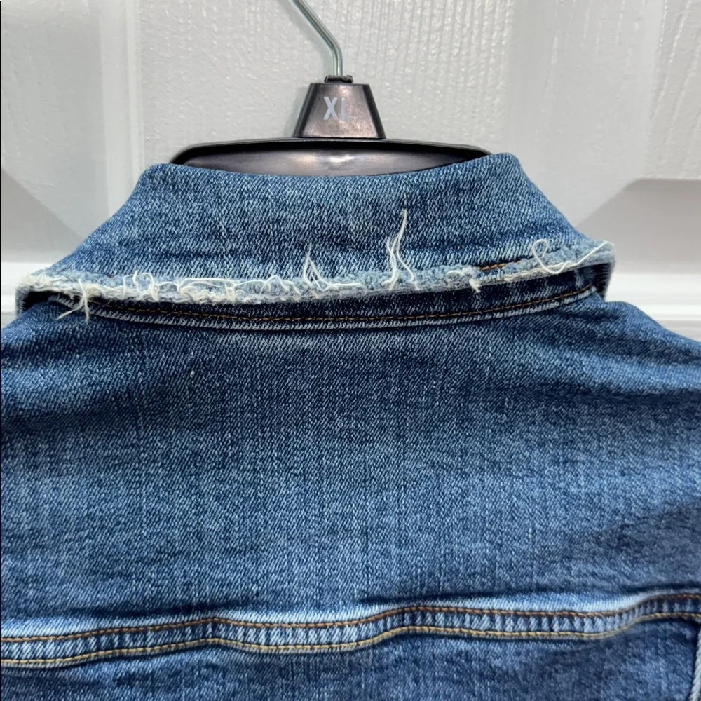 ZARA Distressed Classic Jean Jacket - Picture 10 of 10